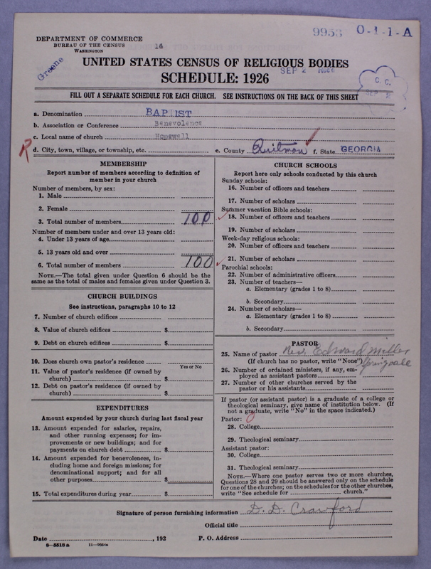 Scan of Negro Baptists: 9953