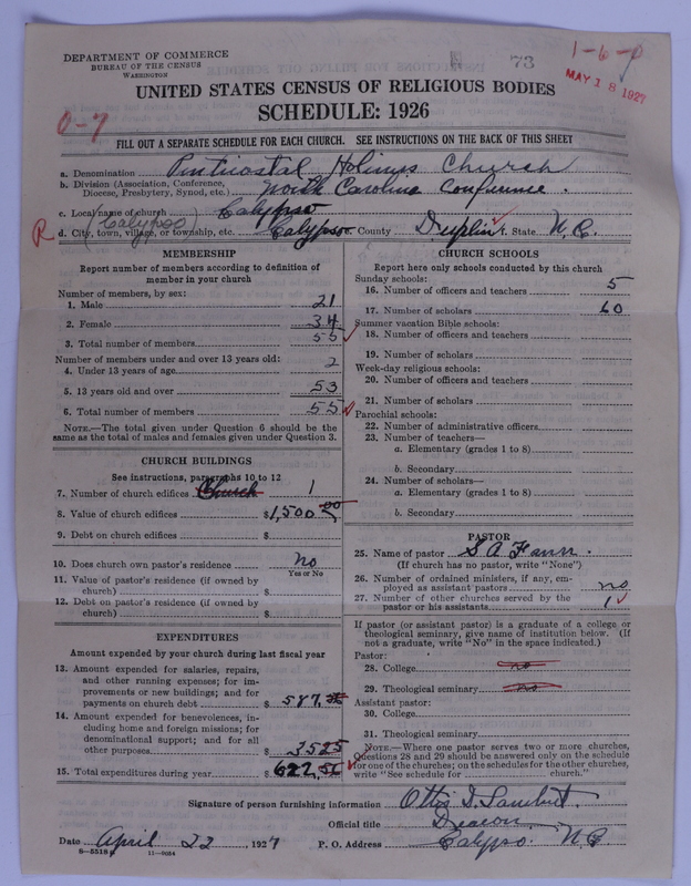 Scan of Pentecostal Holiness Church: 73