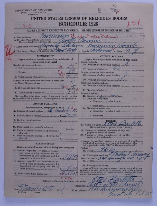 Scan of Moravian Church in America: 12
