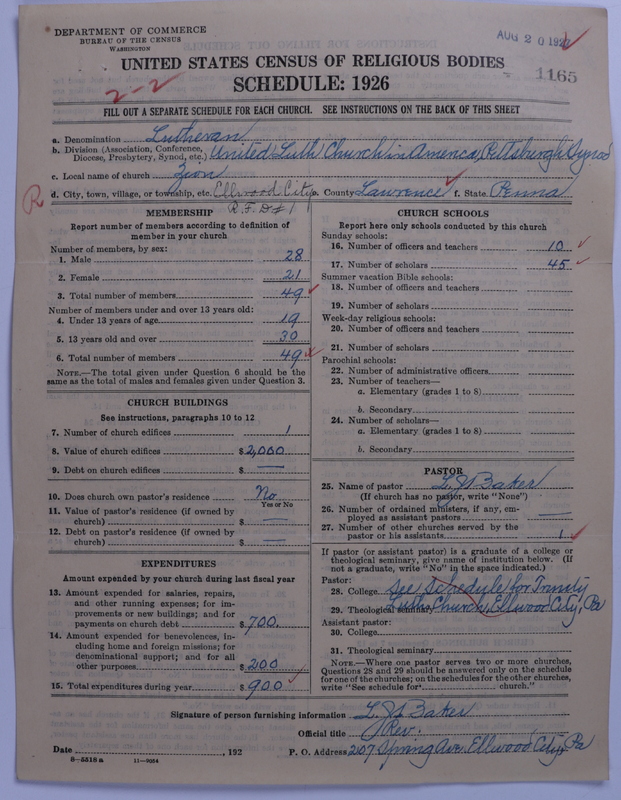 Scan of United Lutheran Church in America: 1165