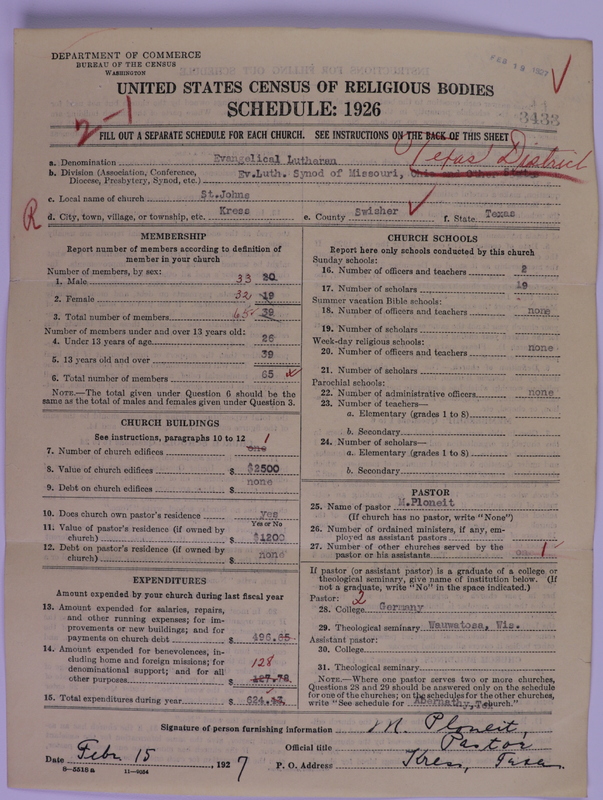 Scan of Evangelical Lutheran Synodical Conference of America: Evangelical Lutheran Synod of Missouri, Ohio, and Other States: 3433