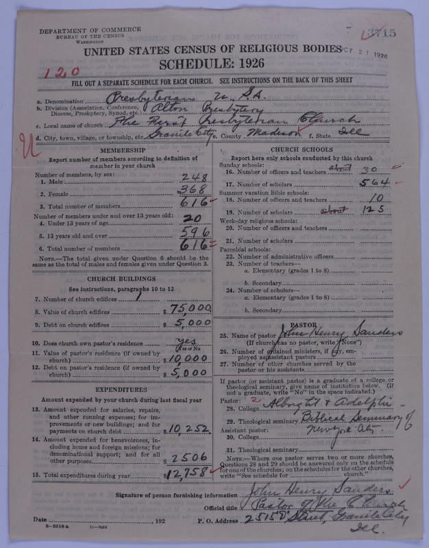 Scan of Presbyterian Church in the United States of America: 3715