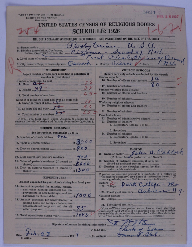 Scan of Presbyterian Church in the United States of America: 5824