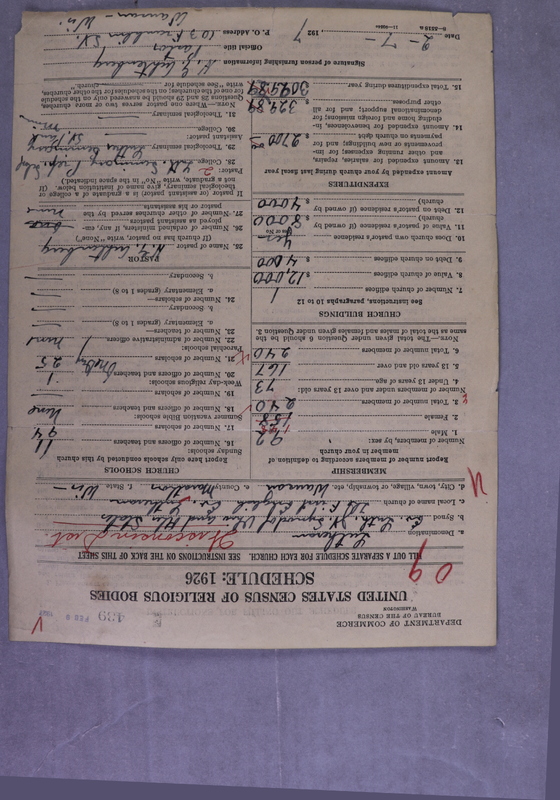 Scan of Synod of the Reformed Presbyterian Church of North America: 439