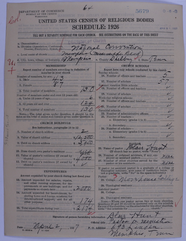 Scan of Disciples of Christ: 5679