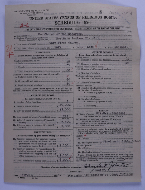 Scan of Church of the Nazarene: 245