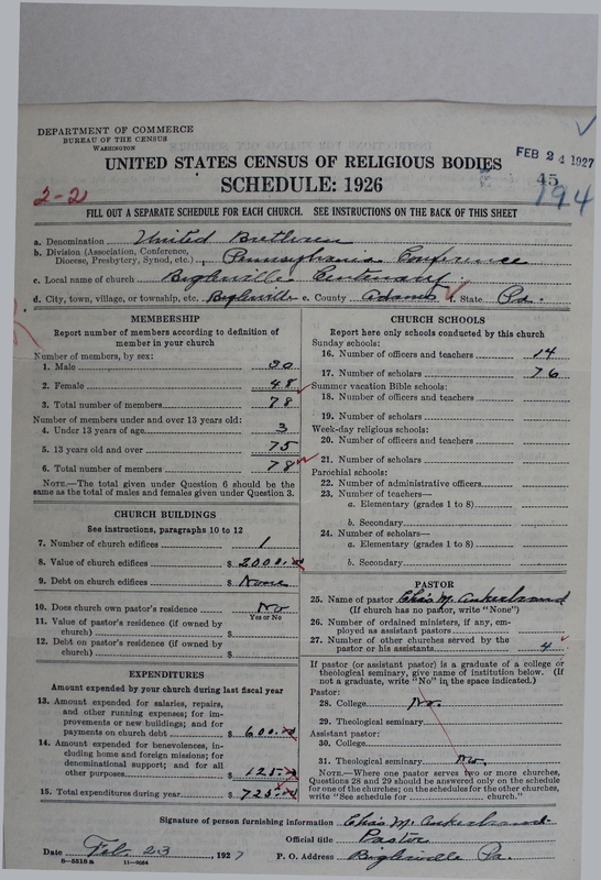 Scan of Church of the United Brethren in Christ: 45