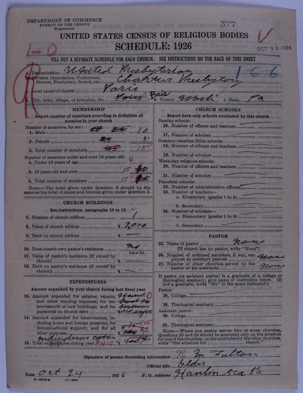 Scan of United Presbyterian Church of North America: 377