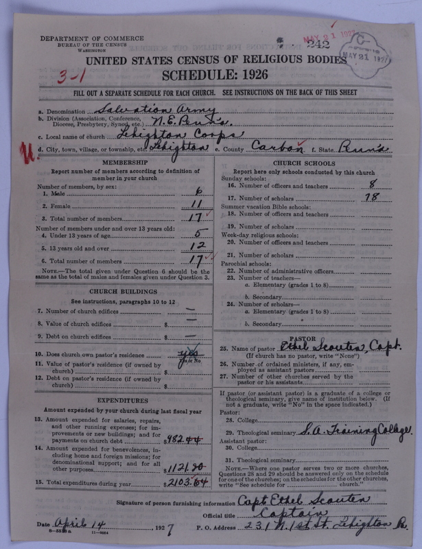 Scan of Salvation Army: 242