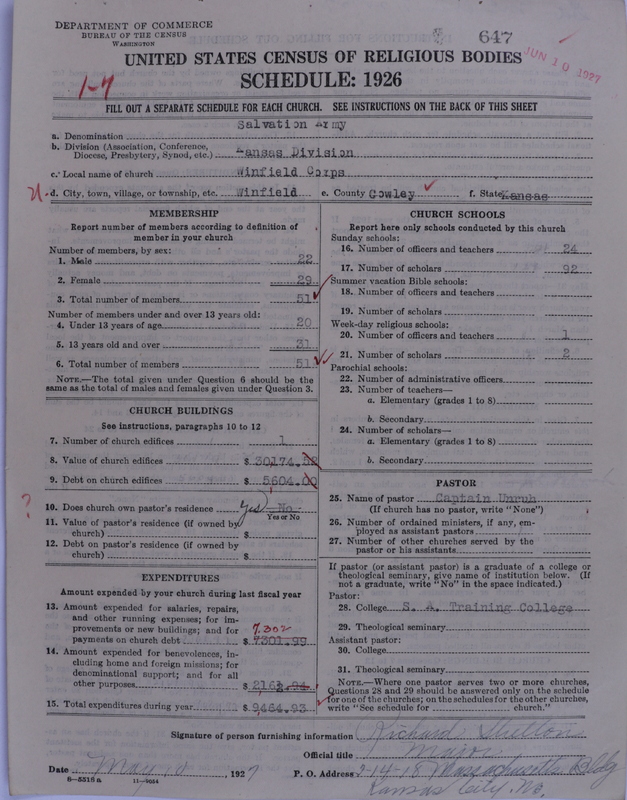 Scan of Salvation Army: 647