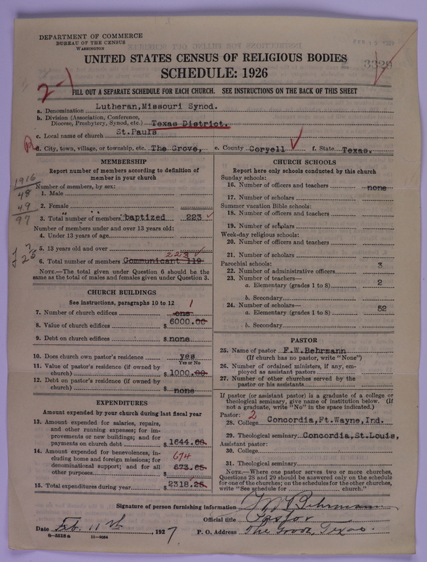 Scan of Evangelical Lutheran Synodical Conference of America: Evangelical Lutheran Synod of Missouri, Ohio, and Other States: 3329