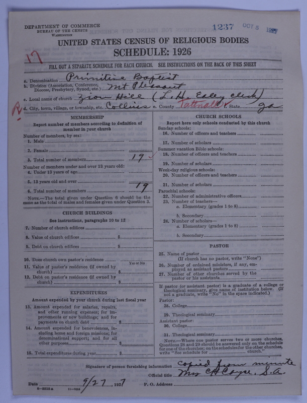 Scan of Primitive Baptists: 1237