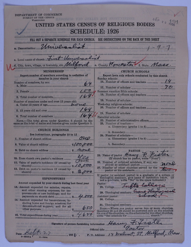 Scan of Universalist Church: 191