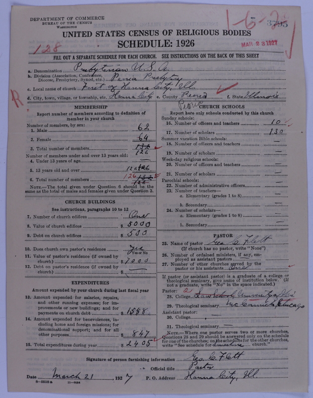 Scan of Presbyterian Church in the United States of America: 3795