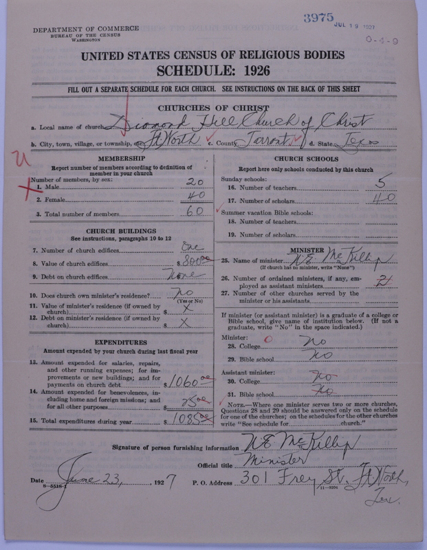 Scan of Churches of Christ: 3975
