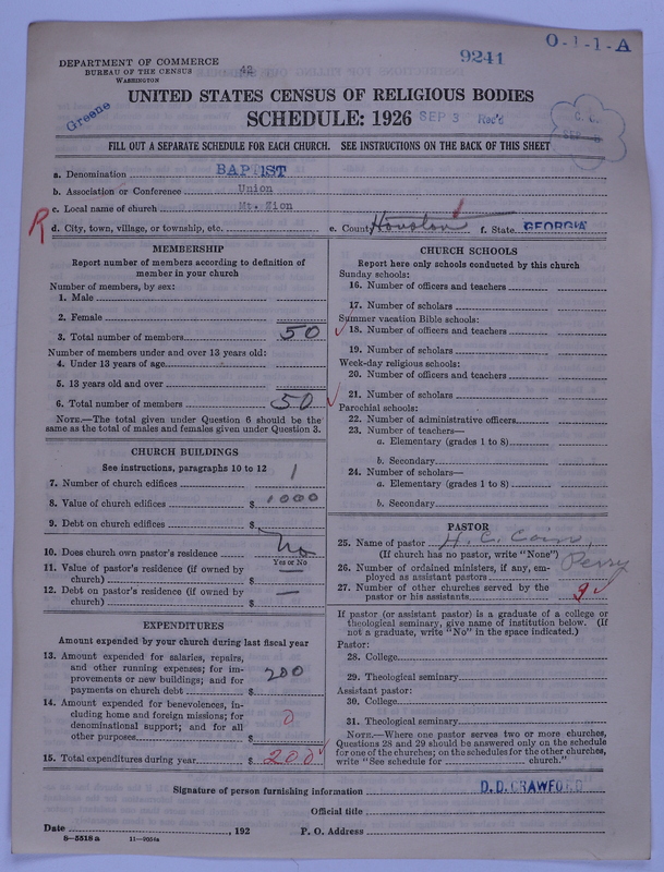 Scan of Negro Baptists: 9241