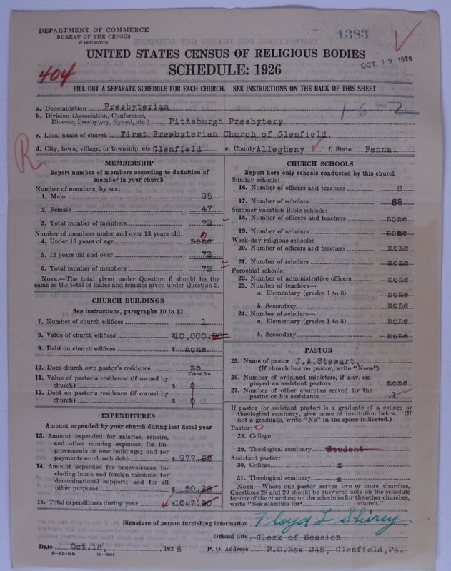 Scan of Presbyterian Church in the United States of America: 1383