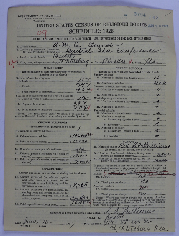 Scan of African Methodist Episcopal Church: 3784