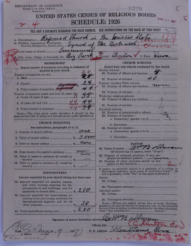 Scan of Reformed Church in the United States: 1379