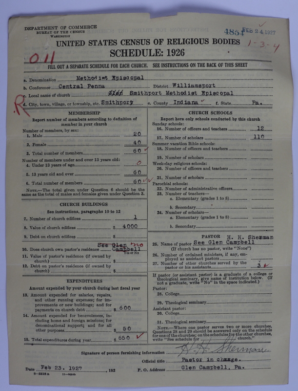 Scan of Methodist Episcopal Church: 4854