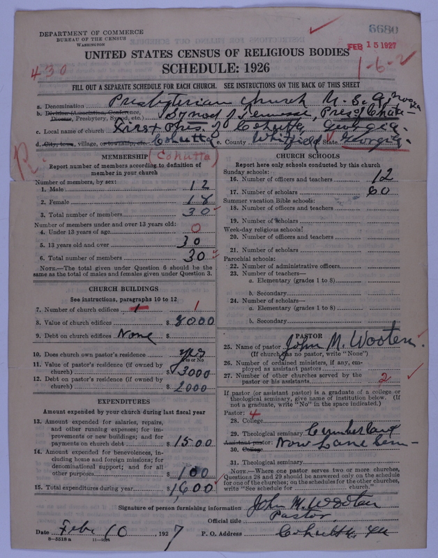 Scan of Presbyterian Church in the United States of America: 6680