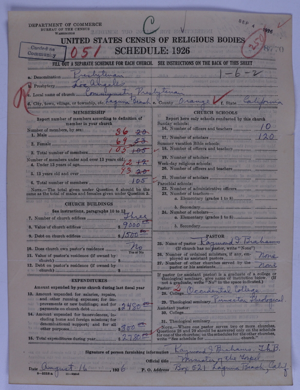 Scan of Presbyterian Church in the United States of America: 8770