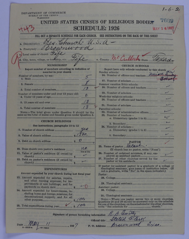 Scan of Presbyterian Church in the United States of America: 7689