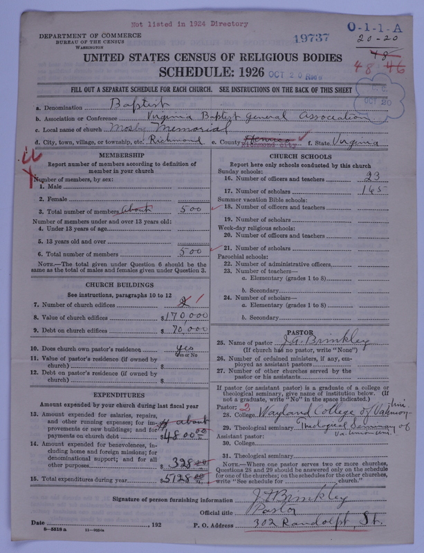 Scan of Negro Baptists: 19737