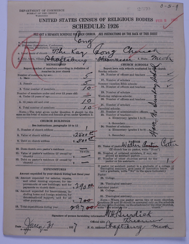 Scan of Congregational Churches: 2630
