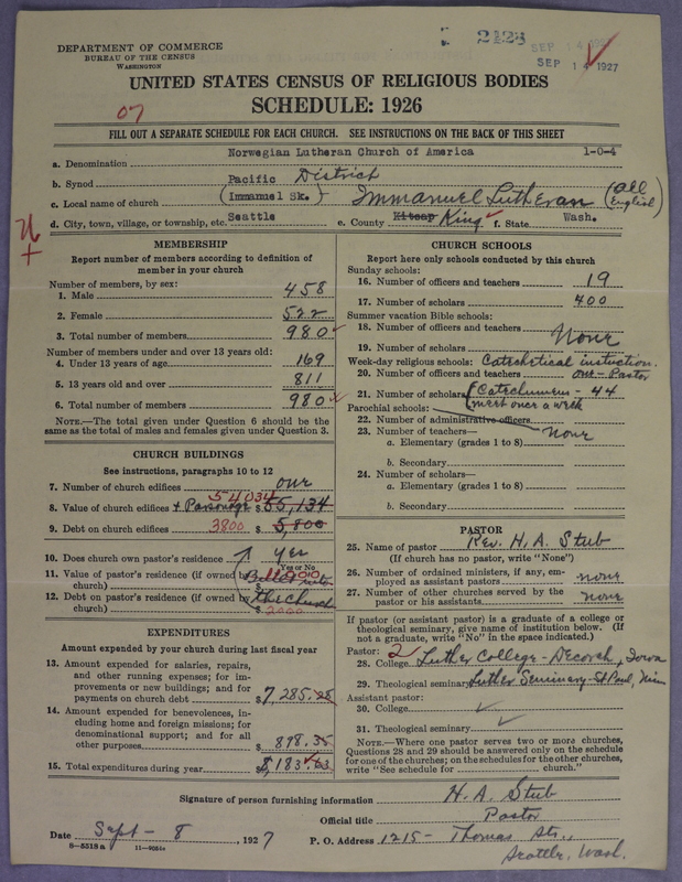 Scan of Norwegian Lutheran Church of America: 2429
