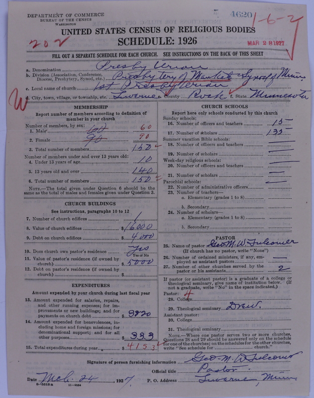 Scan of Presbyterian Church in the United States of America: 4620