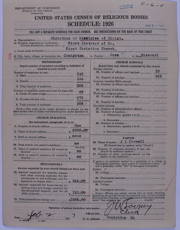 Scan of Disciples of Christ: 2572