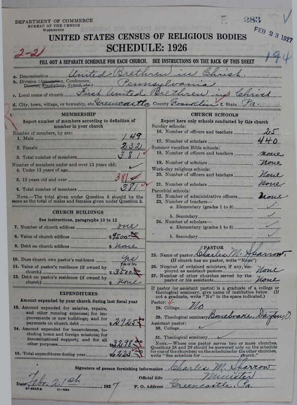 Scan of Church of the United Brethren in Christ: 283