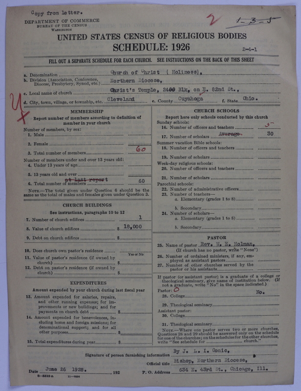Scan of Church of Christ (Holiness) U.S.A.: 2