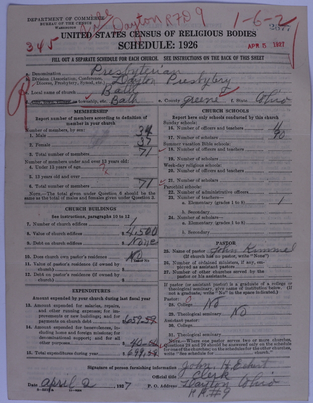 Scan of Presbyterian Church in the United States of America: 2677
