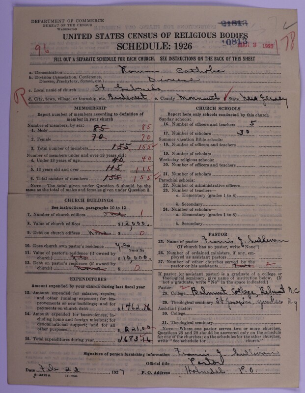 Scan of Roman Catholic Church: 10813