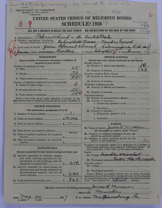 Scan of Reformed Church in the United States: 756