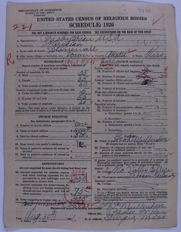 Scan of Presbyterian Church in the United States of America: 7139
