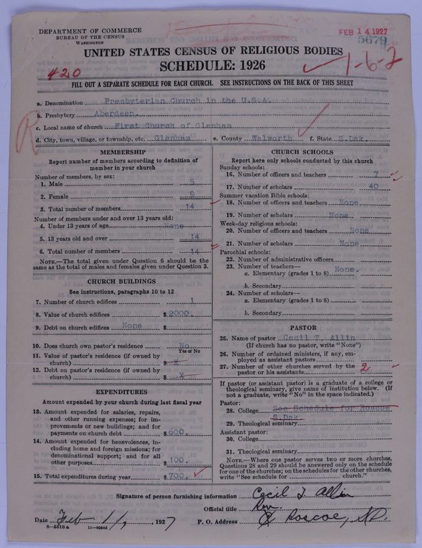 Scan of Presbyterian Church in the United States of America: 5679