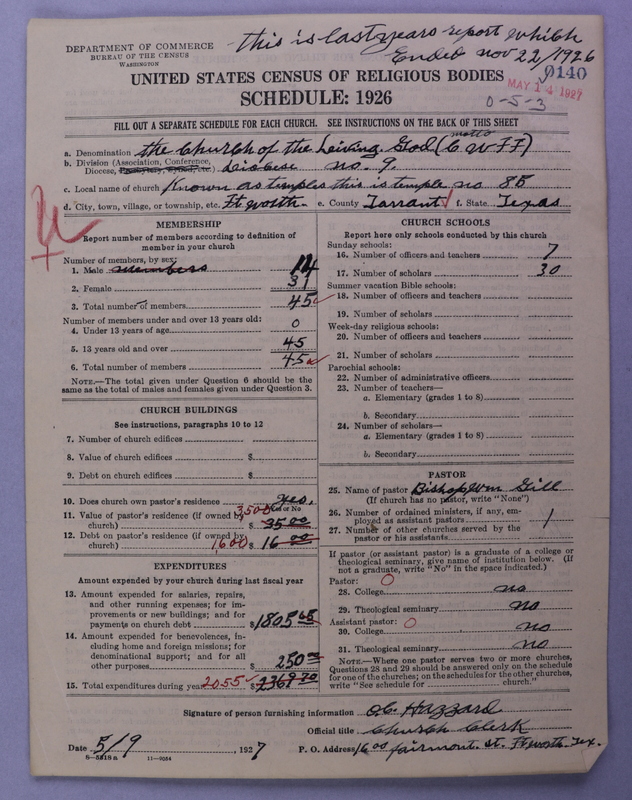 Scan of Church of the Living God, Christian Workers for Fellowship: 140