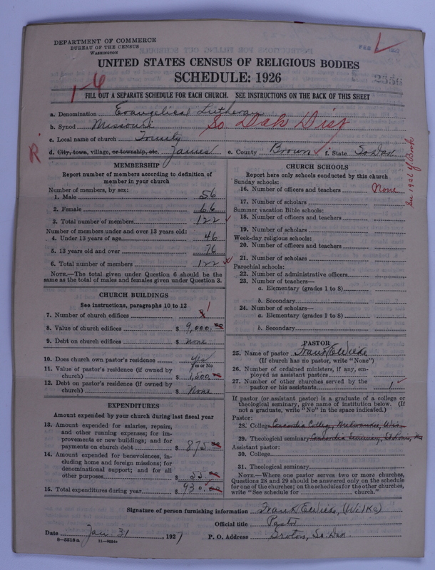 Scan of Evangelical Lutheran Synodical Conference of America: Evangelical Lutheran Synod of Missouri, Ohio, and Other States: 2556