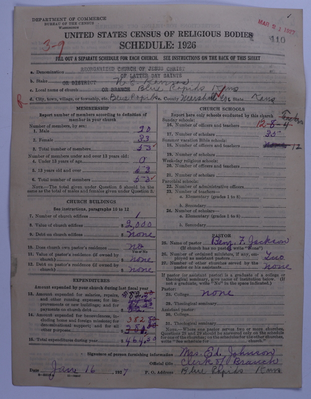 Scan of Reorganized Church of Jesus Christ of Latter Day Saints: 410