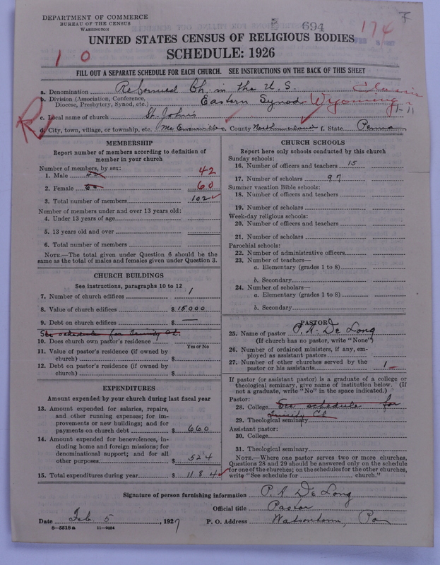 Scan of Reformed Church in the United States: 694