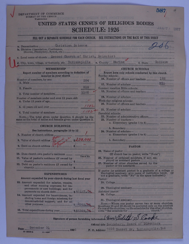 Scan of Church of Christ, Scientist: 587