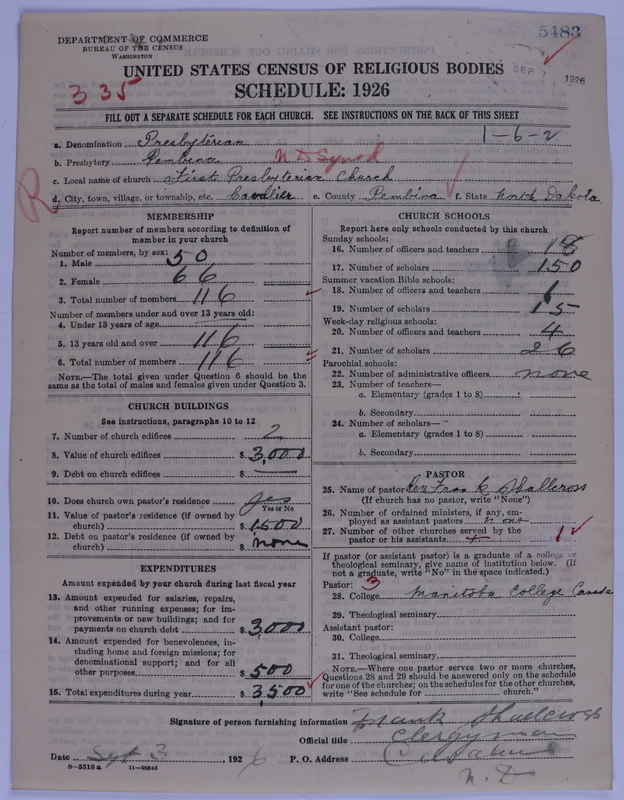 Scan of Presbyterian Church in the United States of America: 5483
