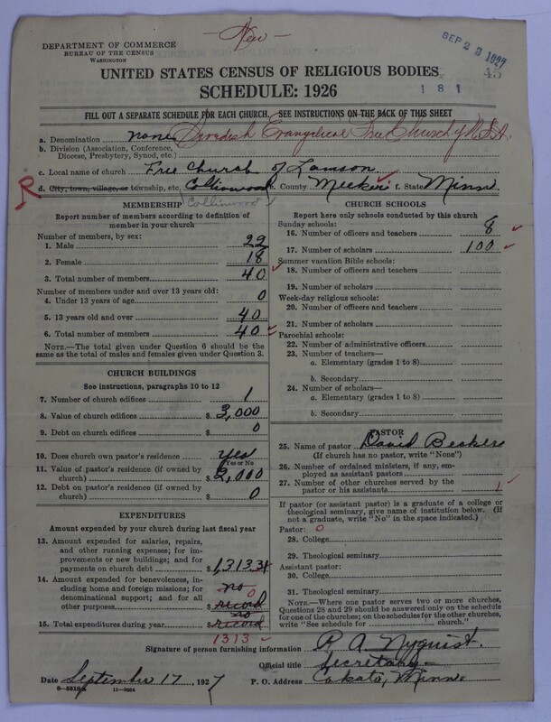Scan of Swedish Evangelical Free Church of the United States of America: 45