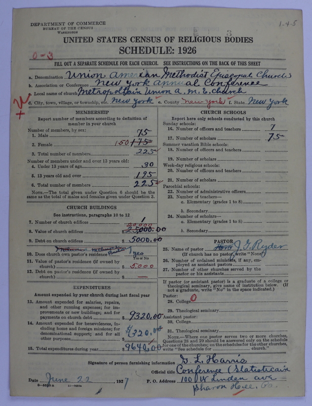 Scan of Union American Methodist Episcopal Church: 3