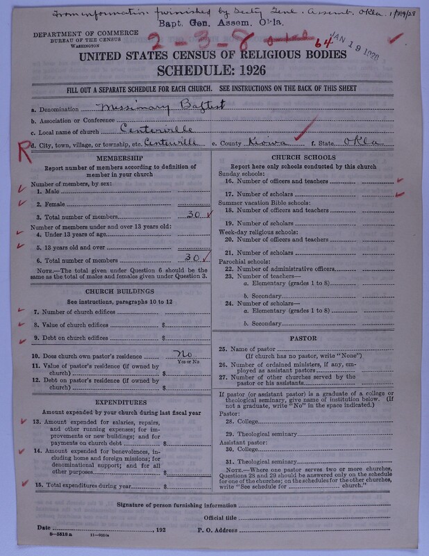 Scan of Missionary Baptist General Assembly of Oklahoma: 64