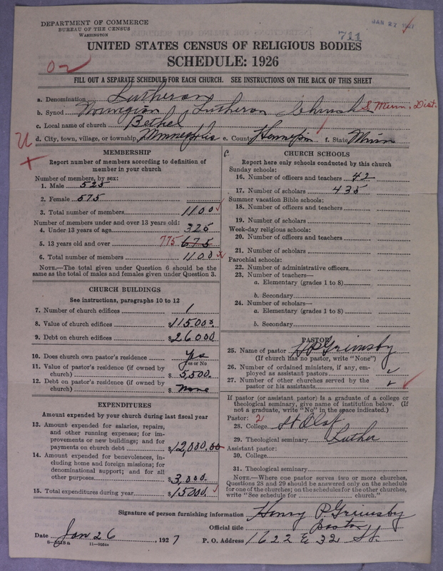 Scan of Norwegian Lutheran Church of America: 711