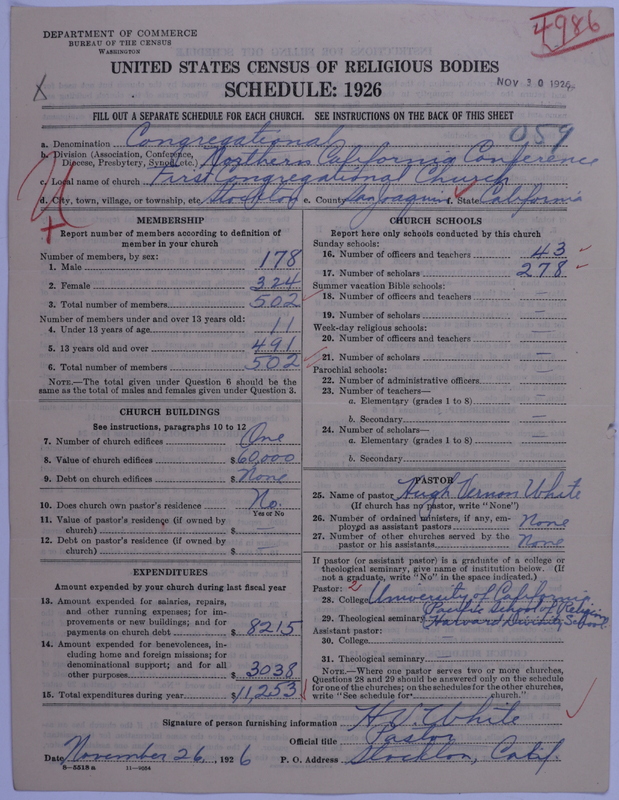 Scan of Congregational Churches: 4986